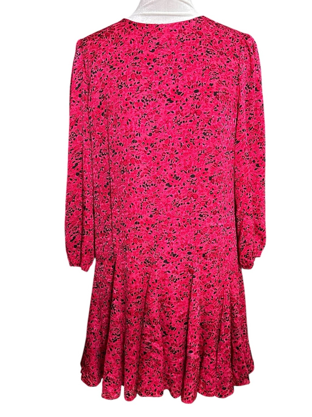 Alice + Olivia Mina Puff Sleeve Minidress. Size 4. No Belt